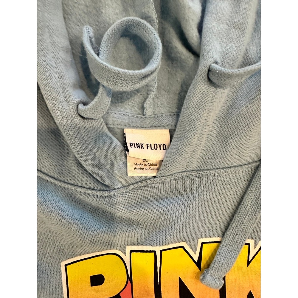 Pink Floyd Hoodie Women Large Blue Sweatshirt Rock Band Concert Tour Retro Tee - Picture 2 of 5